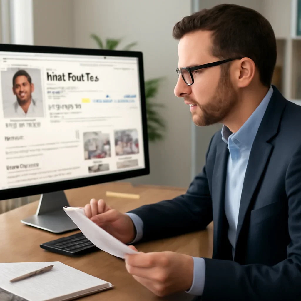 Specialist reviewing dentist local SEO, treatment pages, Google Business Profile information, reviews, local listings, and appointment paths