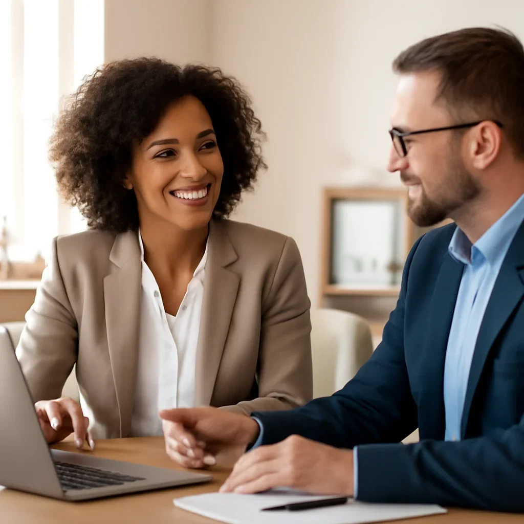 Consultant helping a business choose between Google Business Profile and website SEO priorities