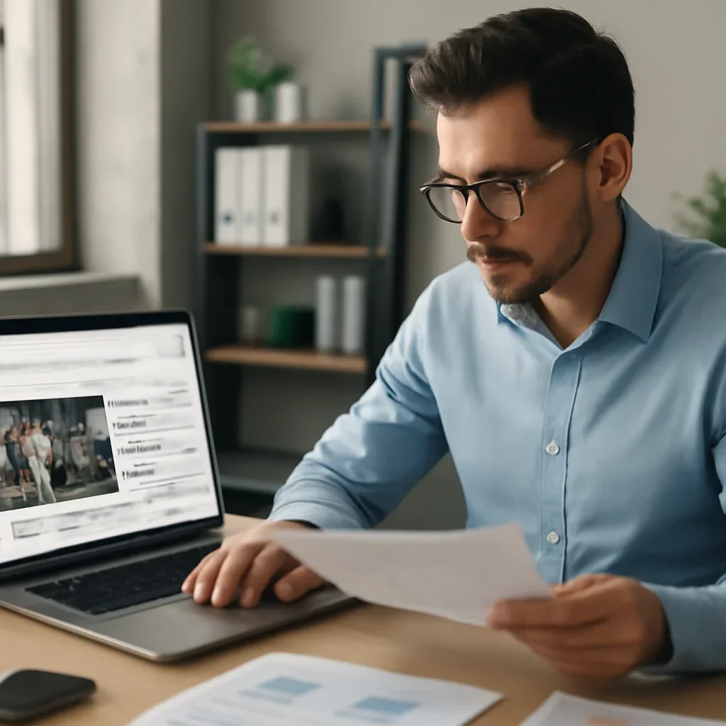 Local SEO specialist reviewing gym visibility, membership searches and Google Business Profile information