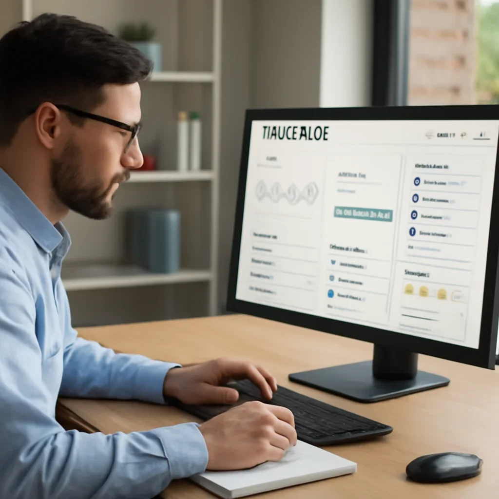 Specialist reviewing industries local SEO work and profile updates