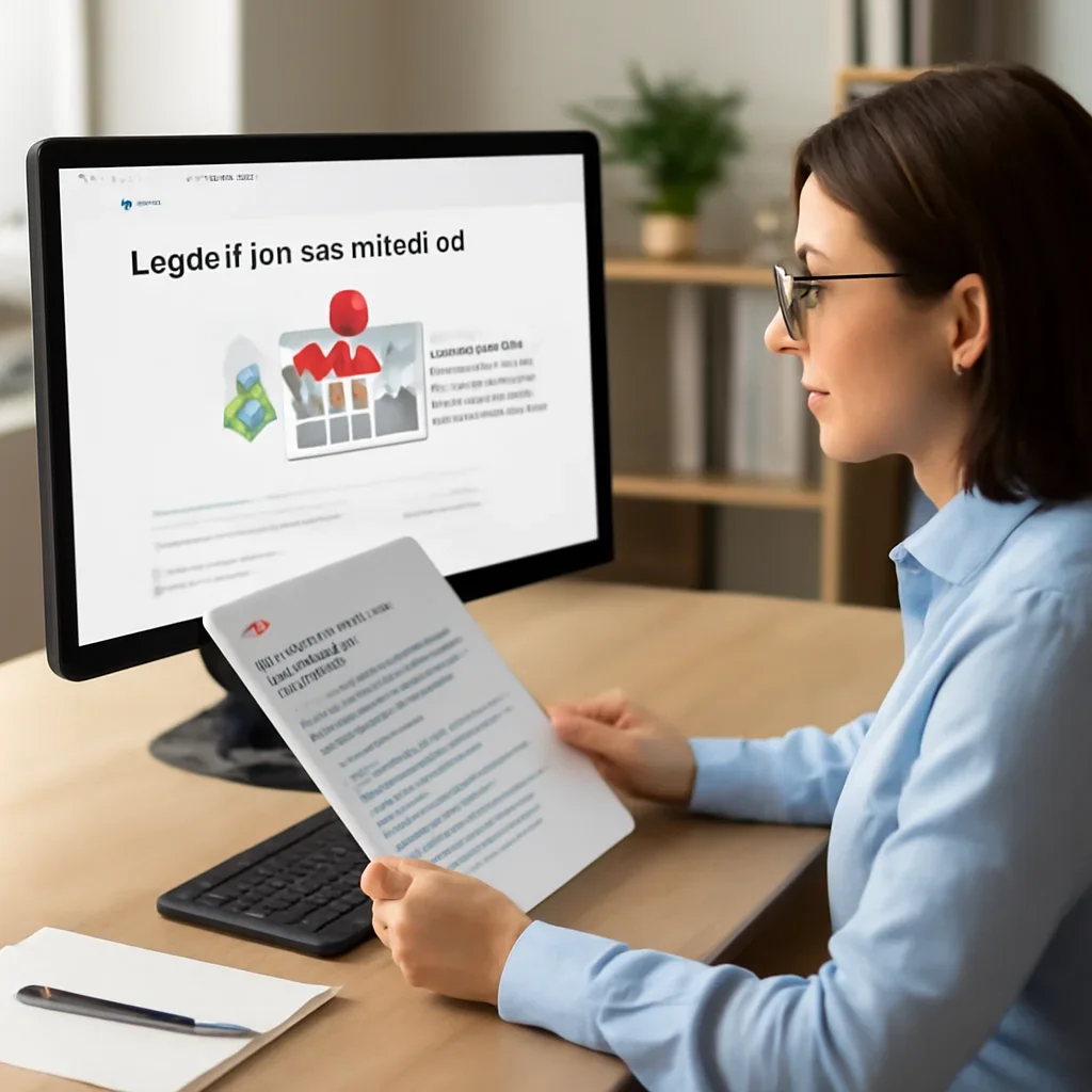 Specialist reviewing local schema markup and structured local business information