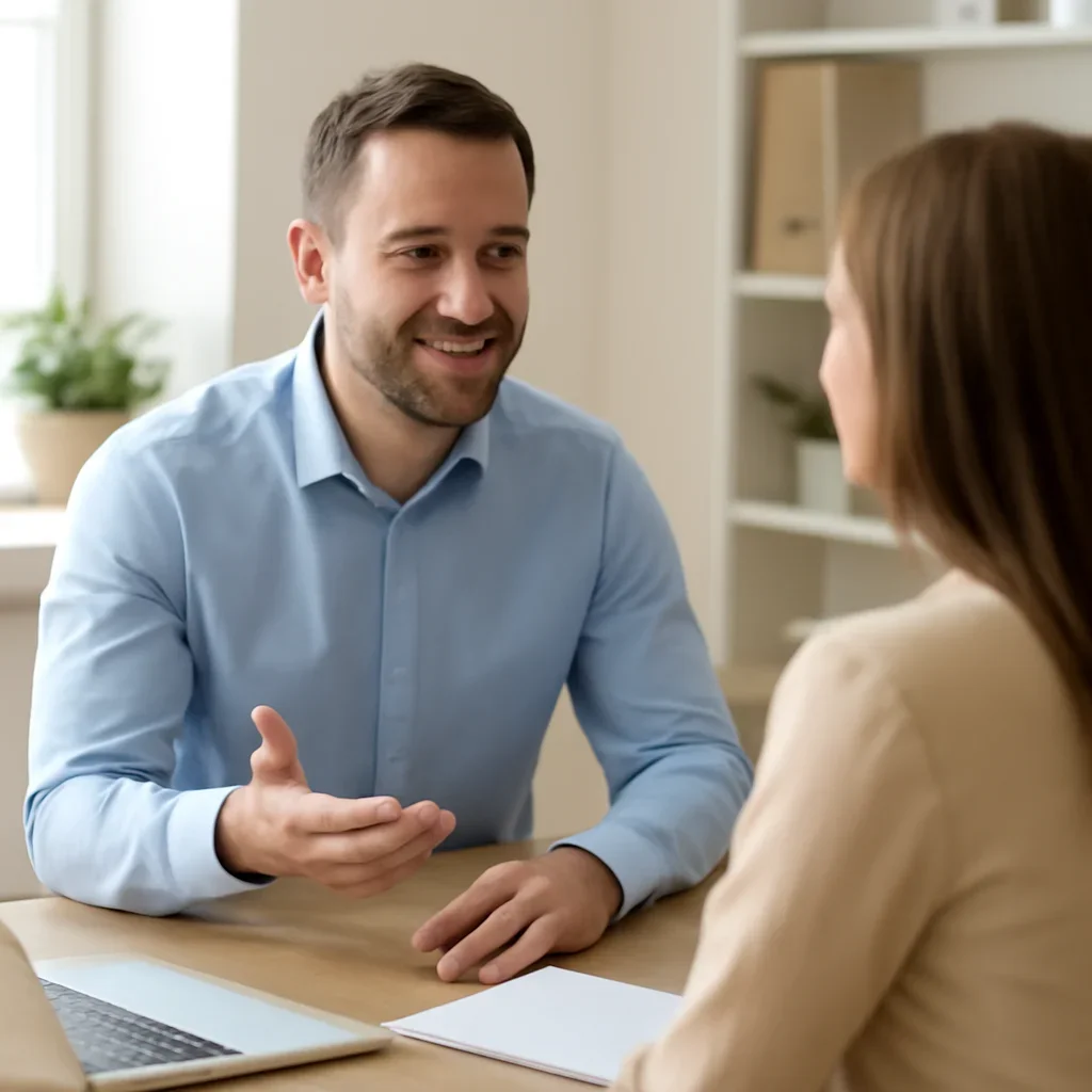 Canadian service business owner discussing local SEO and lead generation priorities